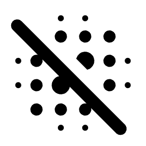 Blur Off Fill Icon from Rounded Fill - Streamline Material Free Set