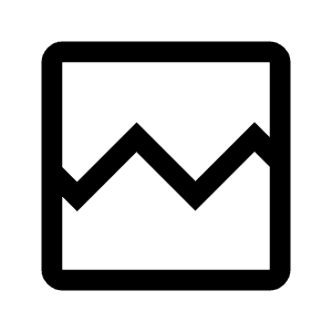 Broken Image Icon from Outlined Line - Material Symbols Set