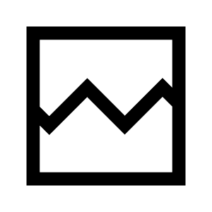 Broken Image Icon from Sharp Line - Material Symbols Set