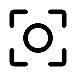 Center Focus Strong Icon from Rounded Line - Material Symbols Set