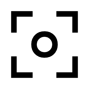 Center Focus Weak Icon from Sharp Line - Material Symbols Set