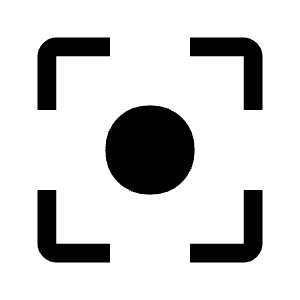 Center Focus Weak Fill Icon from Outlined Fill - Material Symbols Set