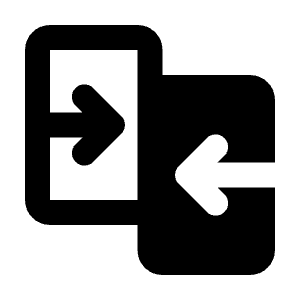 Compare Alt Fill Icon from Rounded Fill - Streamline Material Free Set