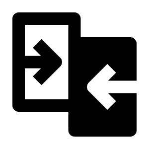 Compare Alt Fill Icon from Outlined Fill - Streamline Material Free Set