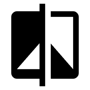 Compare Fill Icon from Outlined Fill - Material Symbols Set
