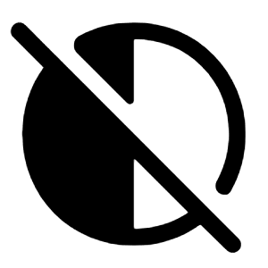 Contrast Rtl Off Fill Icon from Rounded Fill - Material Symbols Set