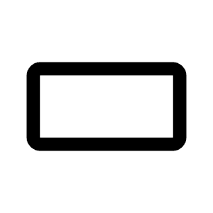 Crop 16 9 Icon from Outlined Line - Material Symbols Set