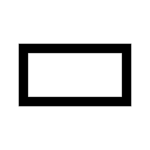 Crop 16 9 Icon from Sharp Line - Material Symbols Set