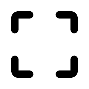 Crop Free Icon from Rounded Line - Streamline Material Free Set