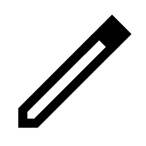 Edit Icon from Sharp Line - Material Symbols Set