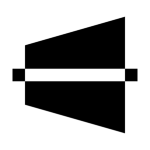 Edit Trapezoid Horizontal Fill Icon from Outlined Fill - Streamline Material Free Set