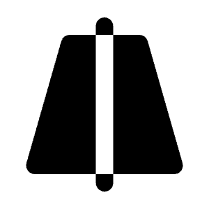 Edit Trapezoid Vertical Fill Icon from Rounded Fill - Streamline Material Free Set