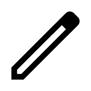 Edit Icon from Outlined Line - Material Symbols Set
