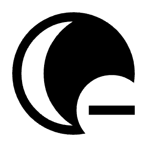 Ev Shadow Minus Fill Icon from Sharp Fill - Material Symbols Set