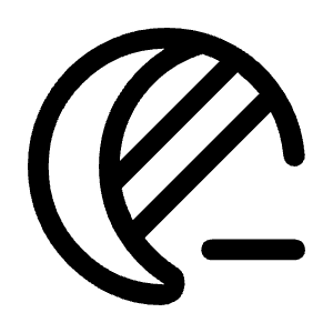 Ev Shadow Minus Icon from Rounded Line - Material Symbols Set