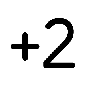 Exposure Plus 2 Fill Icon from Rounded Fill - Material Symbols Set