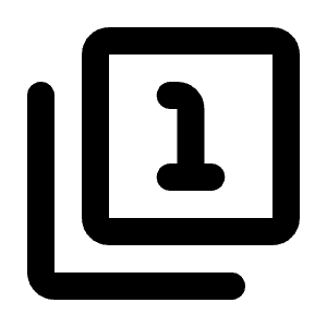 Filter 1 Icon from Rounded Line - Streamline Material Free Set