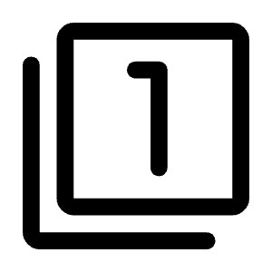 Filter 1 Icon from Rounded Line - Material Symbols Set