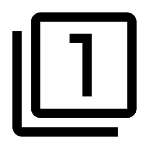 Filter 1 Icon from Outlined Line - Material Symbols Set