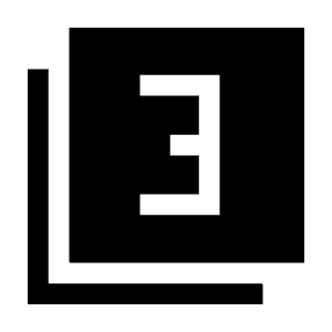 Filter 3 Fill Icon from Sharp Fill - Material Symbols Set