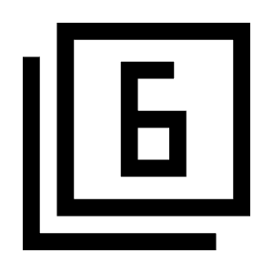 Filter 6 Icon from Sharp Line - Material Symbols Set