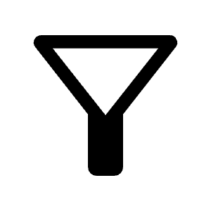 Filter Alt Icon from Outlined Line - Material Symbols Set