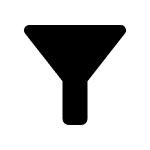 Filter Alt Fill Icon from Outlined Fill - Material Symbols Set