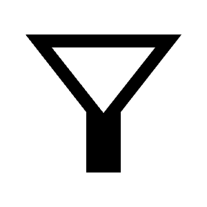 Filter Alt Icon from Sharp Line - Material Symbols Set