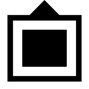 Filter Frames Fill Icon from Sharp Fill - Material Symbols Set