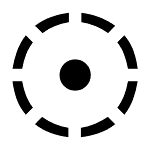 Filter Tilt Shift Icon from Sharp Line - Material Symbols Set