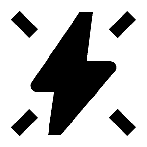 Flash Always On Fill Icon from Outlined Fill - Streamline Material Free Set