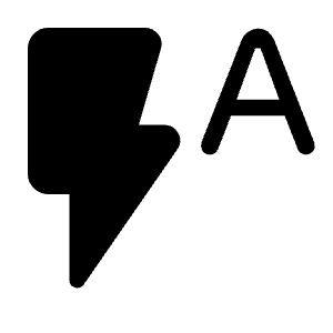 Flash Auto Fill Icon from Rounded Fill - Material Symbols Set