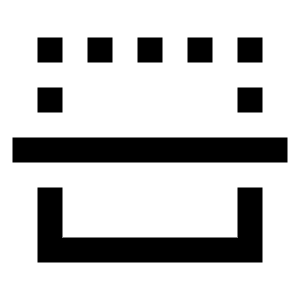 Flip Down Icon from Sharp Line - Streamline Material Free Set
