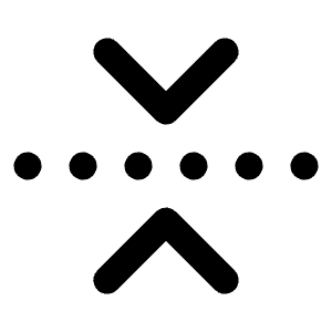 Flip Vertical Fill Icon from Rounded Fill - Streamline Material Free Set