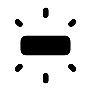 Fluorescent Fill Icon from Rounded Fill - Material Symbols Set