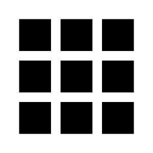 Grid On Fill Icon from Sharp Fill - Material Symbols Set