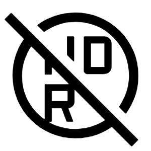 Hdr Plus Off Icon from Outlined Line - Material Symbols Set