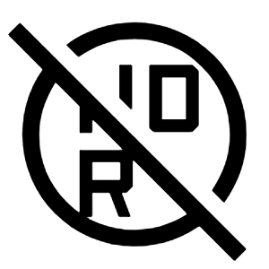 Hdr Plus Off Icon from Sharp Line - Material Symbols Set