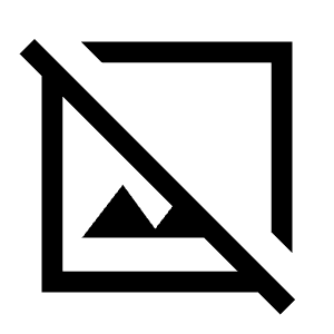 Hide Image Icon from Sharp Line - Material Symbols Set
