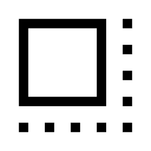 High Density Icon from Outlined Line - Material Symbols Set