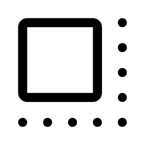 High Density Icon from Rounded Line - Material Symbols Set