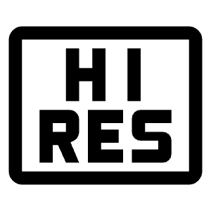 High Res Icon from Outlined Line - Material Symbols Set