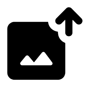 Image Upload Fill Icon from Rounded Fill - Material Pro Free Set