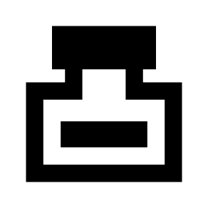Ink Bottle Icon from Sharp Line - Streamline Material Free Set