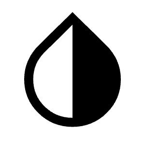 Invert Colors Icon from Outlined Line - Material Symbols Set