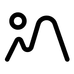 Landscape 2 Icon from Rounded Line - Material Symbols Set