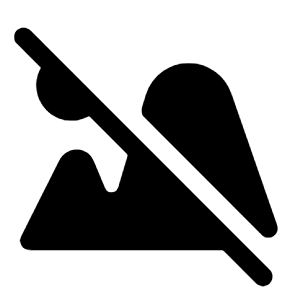 Landscape 2 Off Fill Icon from Rounded Fill - Material Symbols Set