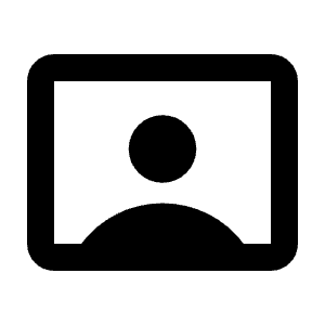 Landscape Mode Icon from Rounded Line - Streamline Material Free Set