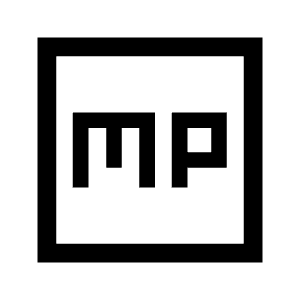 Mp Icon from Sharp Line - Material Symbols Set