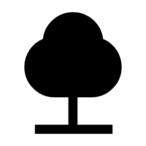 Nature Fill Icon from Outlined Fill - Material Symbols Set